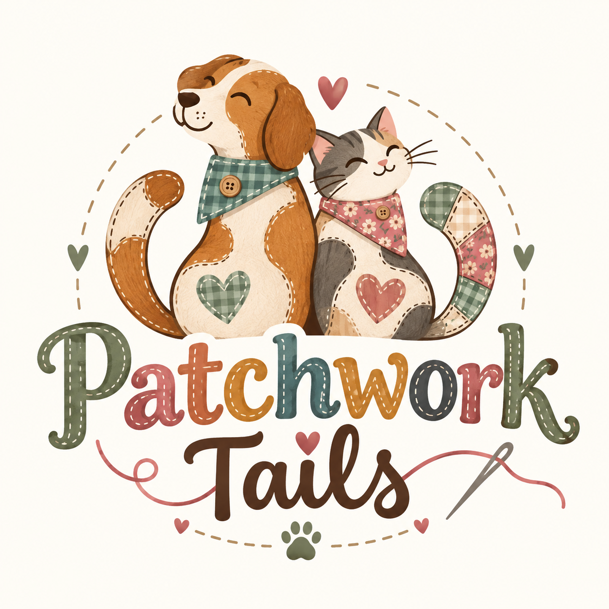 Patchwork Tails Logo