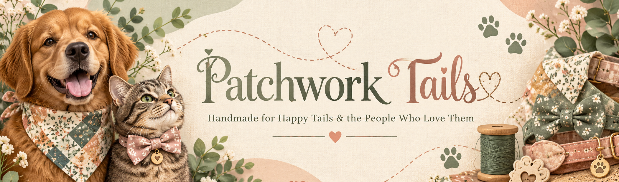 Patchwork Tails Logo